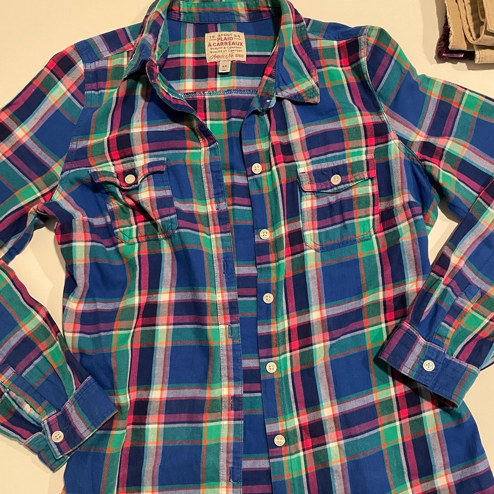Plaid top